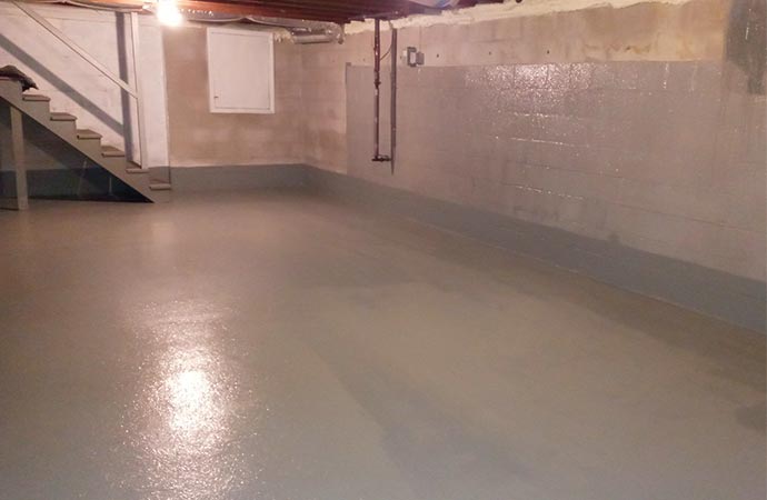 Epoxy Paint And Your Waterproofed Basement Floors - Tom's Basement  Waterproofing, Inc.